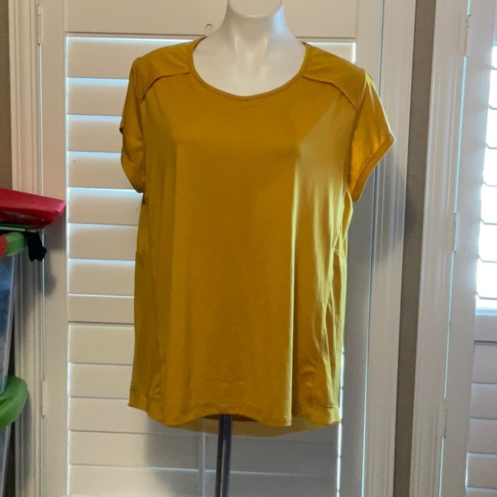 Champion Women's Short Sleeve Mustard Tee